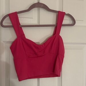 Forever 21 Vibrant Red Crop Top